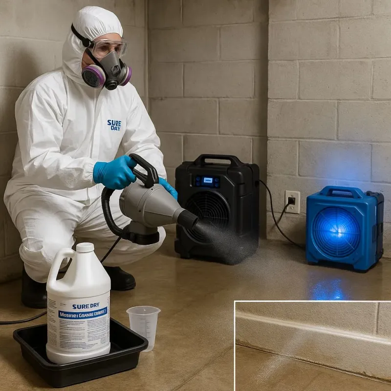 Sanitization and Odor Removal process in Saint Charles, MD